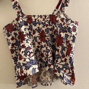 Printed Anthropologie Tank